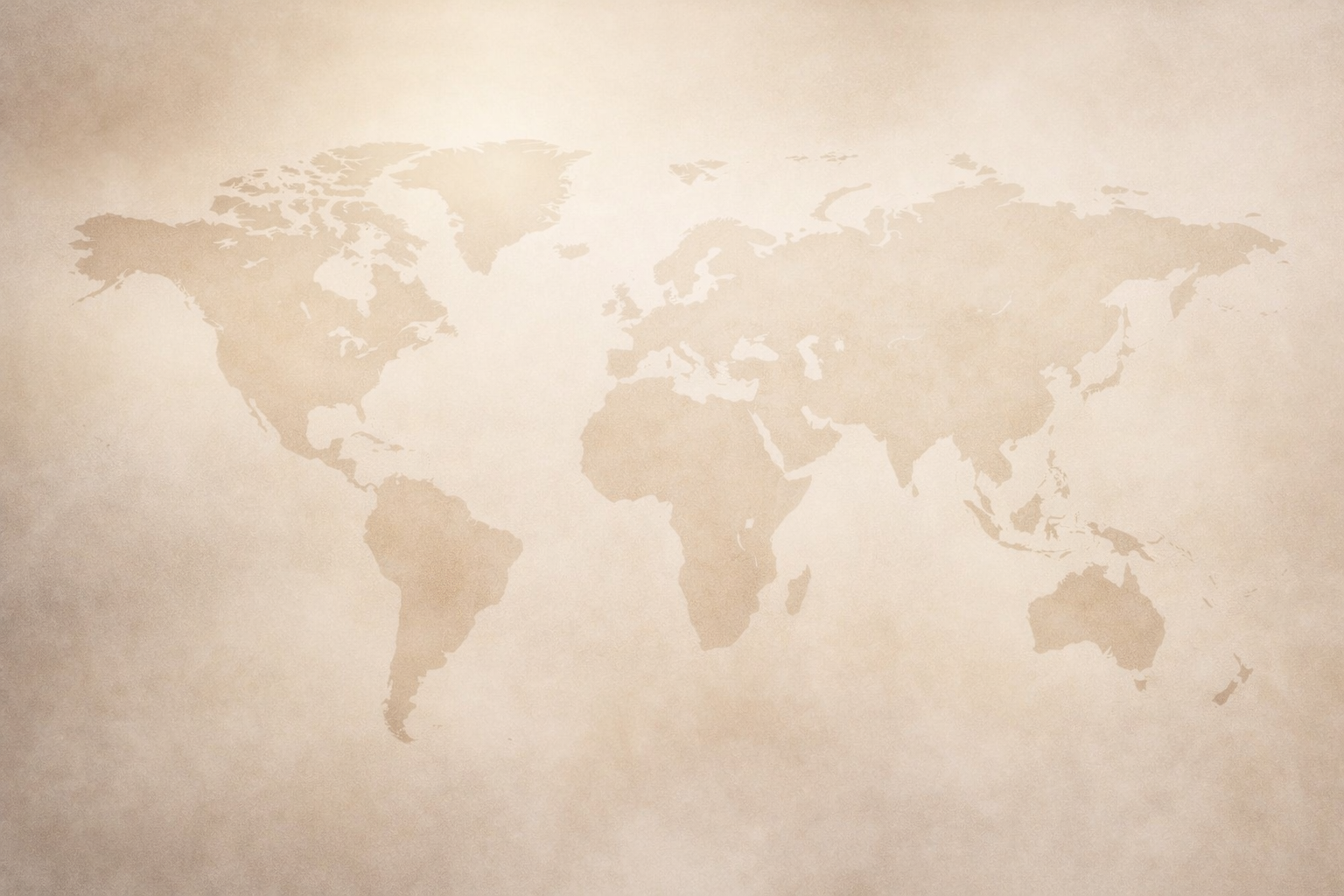 Minimal world map representing global trend of tallow balm skincare