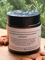 Grass-fed tallow and botanical ingredients used in Radiance Balm